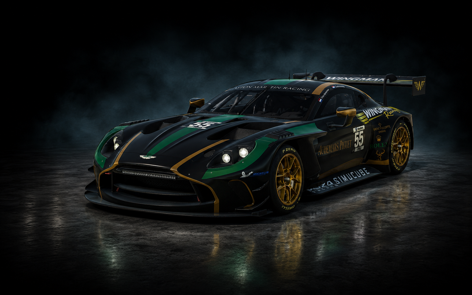 Wingman Racing Aston Martin Vantage GT3 EVO number 55