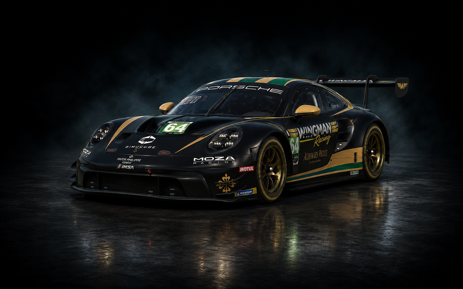 Wingman Racing Porsche 911 GT3 R 992 number 64